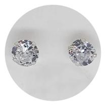 Brinco Prata 925 Ponto De Luz 6Mm Brinco Prata 925 Ponto De Luz 6Mm