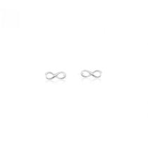 Brinco Prata 925 Símbolo Infinito 13 mm Brinco Prata 925 Símbolo Infinito 13 mm
