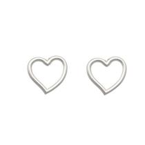 Brinco Prata Coração Vado Pino