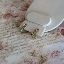 Brinco retângulo duplo argola (ouro) Brinco retângulo duplo argola (ouro)