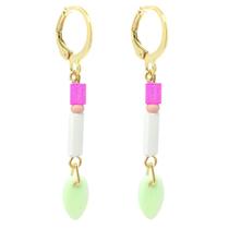 Brinco Rita cristal de murano