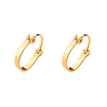 Brinco Rommanel Argola 1 cm Banhado a ouro 5202930000