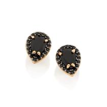 Brinco rommanel banhado a ouro 18k com cristais.