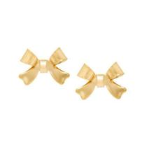 Brinco Rommanel Banhado A Ouro 18k Pequeno Laço 524715