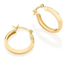 Brinco Rommanel Banhado Ouro 18k Pequena Argola Lisa 520901 Brinco Rommanel Banhado Ouro 18k Pequena Argola Lisa 520901