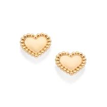 Brinco Rommanel Banhado Ouro Coração Com Esferas Catálogo Brinco Rommanel Banhado Ouro Coração Com Esferas Catálogo