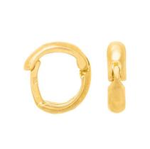 Brinco Rommanel Banhado Ouro Pequena Argola Lisa Unissex 526329