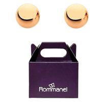 Brinco Rommanel Bola Lisa Média 520350 Brinco Rommanel Bola Lisa Média 520350