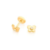 Brinco Rommanel Borboleta Zirconia 5263950006