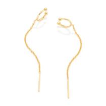 Brinco Rommanel Ear Cuff com piercing de pressão 526911 Brinco Rommanel Ear Cuff com piercing de pressão 526911