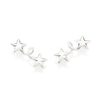 Brinco Rommanel Ear Cuff Estrelas 526723 320016