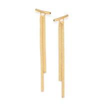 Brinco Rommanel Ear Jacket folheado a ouro 527006 Brinco Rommanel Ear Jacket folheado a ouro 527006