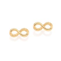 Brinco Rommanel Infinito Pequeno Dourado Rommanel 525114 Brinco Rommanel Infinito Pequeno Dourado Rommanel 525114