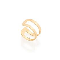 Brinco Rommanel Piercing De Pressão Meia Argola 526091