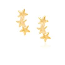 Brinco Rommanel Tres Estrelas Lisa Segundo Furo 522270 Brinco Rommanel Tres Estrelas Lisa Segundo Furo 522270