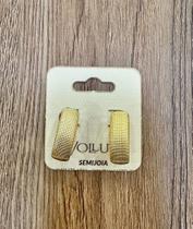 Brinco SEMIJOIA banhado a ouro 18k