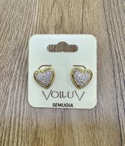 Brinco SEMIJOIA banhado a ouro 18k