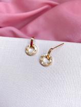 Brinco Semijoia Circular com Cravejamento