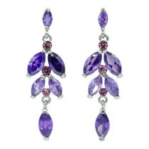 Brinco Semijoia Zircônia Colorido Formatura Akasaki BC0857