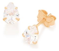 Brinco Solitário Formado Por 2 Zircônias N 526170 Brinco Solitário Formado Por 2 Zircônias N 526170