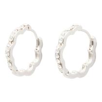 Brinco Strass Argola BC0477
