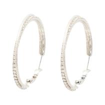 Brinco Strass Argola BC1693