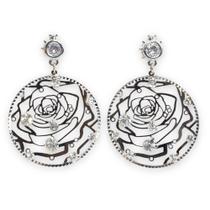 Brinco Strass Flor BC3134 Brinco Strass Flor BC3134