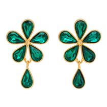 Brinco Strass Flor BC3288 Brinco Strass Flor BC3288