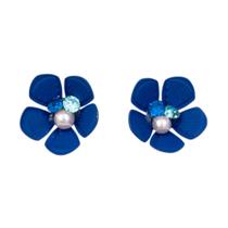 Brinco Strass Flor BC3598 Brinco Strass Flor BC3598