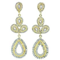 Brinco Strass Gota Semijoia Akasaki BC1253 Brinco Strass Gota Semijoia Akasaki BC1253