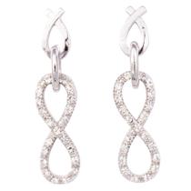 Brinco Strass Infinito BC1456 Brinco Strass Infinito BC1456