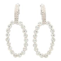 Brinco Strass Oval BC0643