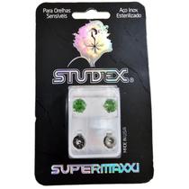 Brinco Studex Para Perfuração SuperMaxxi 6mm Aço Cirurgico Brinco Studex Para Perfuração SuperMaxxi 6mm Aço Cirurgico
