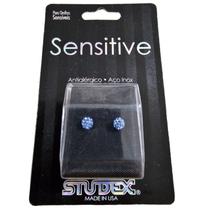Brinco Studex Sensitive Adulto e criança Fireball Azul 4,5mm S339WSTX