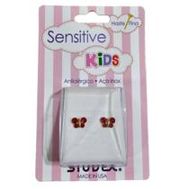 Brinco studex sensitive kids borboleta vermelha sk2007y