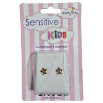 Brinco studex sensitive kids estrela branca 6x6mm sk3544y