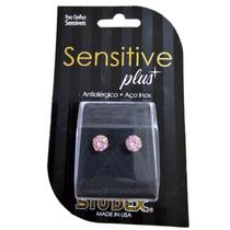 Brinco Studex Sensitive Plus Adulto ZIircônia Rosa 6mm SP6150Y