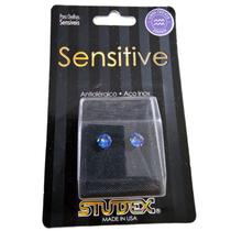 BRINCO STUDEX SENSITIVE ZODÍACO 5MM MODELOS:Gêmios - Amentista Roxo