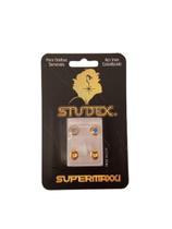 Brinco studex supermaxxi bezel furtacor 6mm l6215y dourado