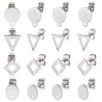 Brinco Studs Beebeeecraft em aço inoxidável 80 unidades, 4 estilos