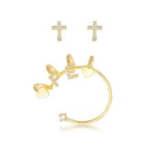 Brinco tendência ear cuff fé Brinco tendência ear cuff fé