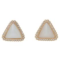 Brinco Triângulo Olho de Gato BC3654