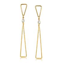 Brinco triângulo pêndulo Brinco triângulo pêndulo