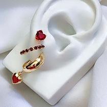 Brinco Trio Argola Folheado Ouro 18k