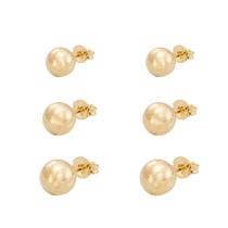 Brinco Trio de Bolas Lisas Cris Brinco Trio de Bolas Lisas Cris