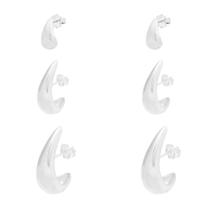 Brinco Trio de Gota Mavi Prata 925 Brinco Trio de Gota Mavi Prata 925