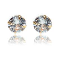 Brinco Zircônia Banhado A Ouro 18K Brinco Zircônia Banhado A Ouro 18K