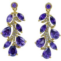 Brinco Zircônia Brilhos Semijoia Akasaki BC2210