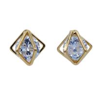 Brinco Zircônia Lapidado Brilhante Semijoia Akasaki BC4161 Brinco Zircônia Lapidado Brilhante Semijoia Akasaki BC4161