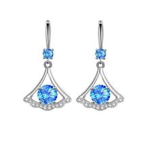 Brincos 2pcs jóias femininas de cobre saia simples oca brincos de gancho de borla longa Brincos 2pcs jóias femininas de cobre saia simples oca brincos de gancho de borla longa